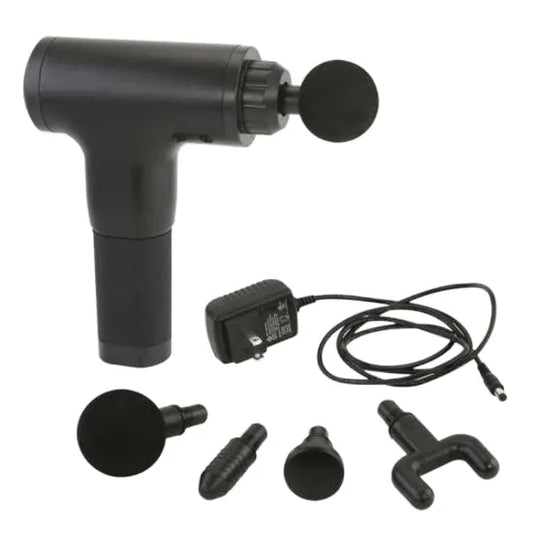6 Speed Rechargeable Massager 4 Heads - side view