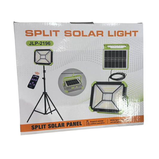 JLP-2196 Split Solar Light with Remote Control - side view