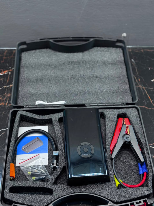 Multi-Function Car Jump Starter HW-0353 with Air Compressor - front view