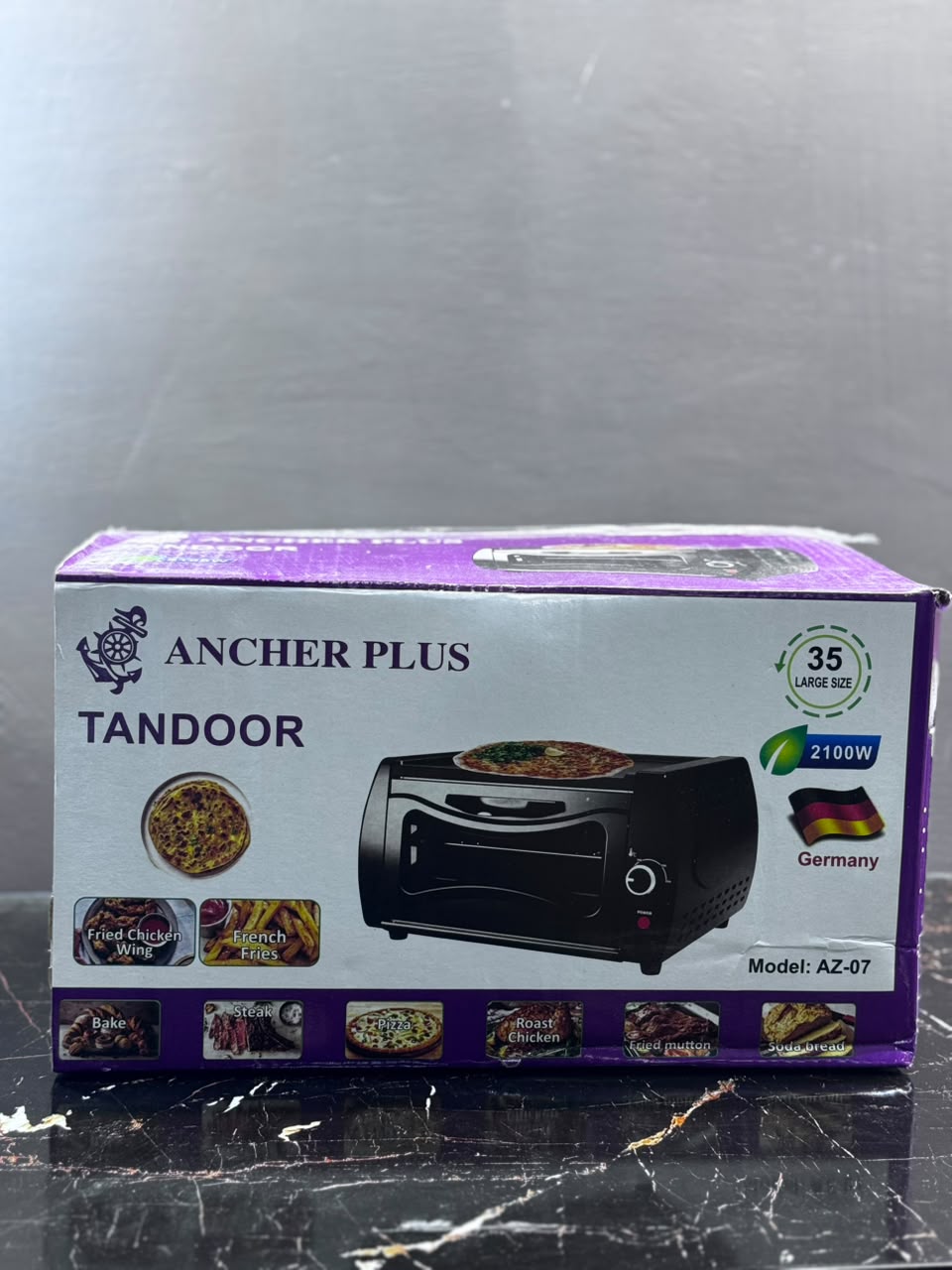 Electric Tandoor Oven Roti Maker 2100W 15L - cooking roti in use
