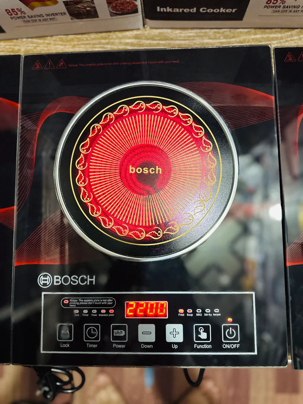 Bosch Premium Infrared Cooker 2200 Watt - top view
