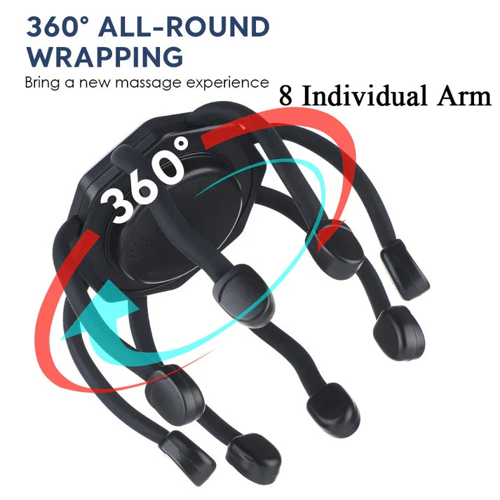 Comforelax Electric Octopus Claw Scalp Massager - in use
