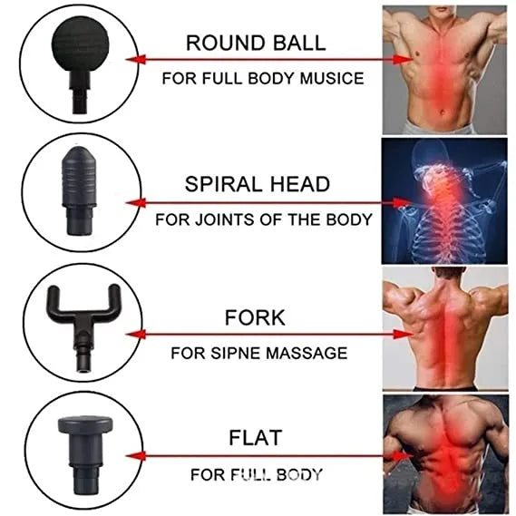 Compact Handy Massager - in use
