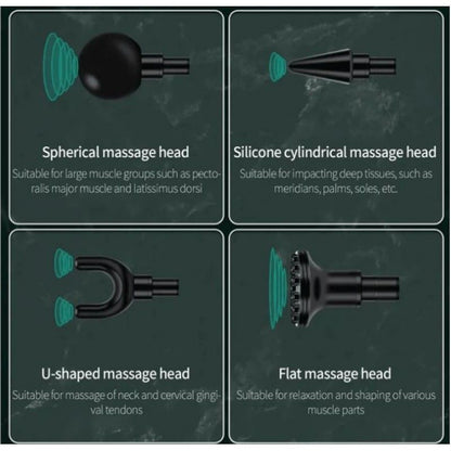 Deep Tissue Massage Gun 2200mAh - in use