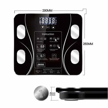 Healthy Weight Scale Smart Bluetooth Body Scale 180kg - front view