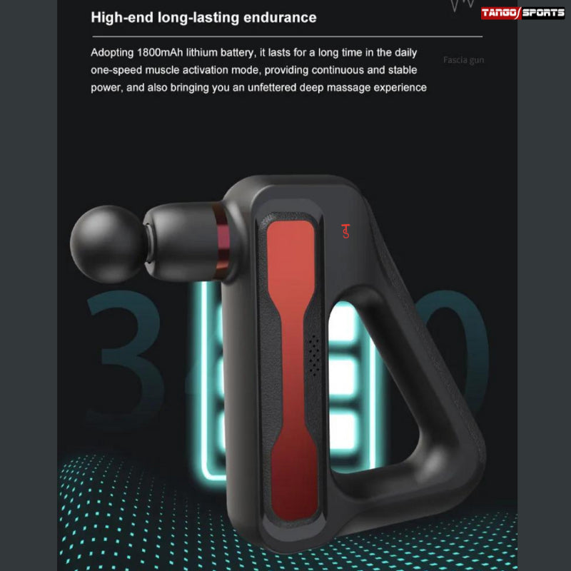 High Speed Massage Gun 1800-3200 RPM - top view