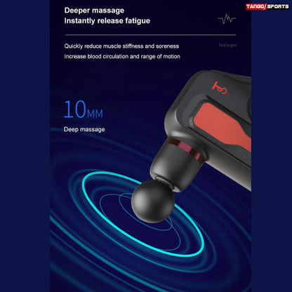 High Speed Massage Gun 1800-3200 RPM - in use