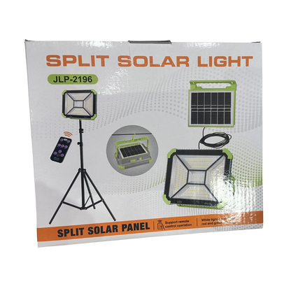 JLP-2192 Split Solar Light with Tripod and Remote - side view