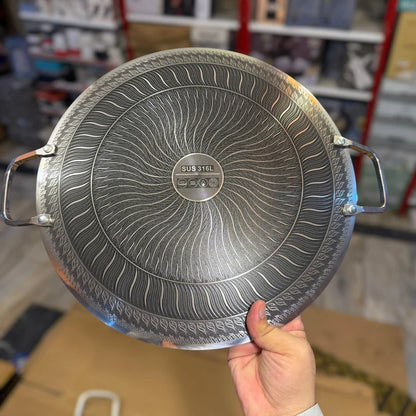 Laser Crafted Tawa 15 Inch - side view