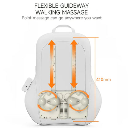 Rechargeable Backrest Massager - in use