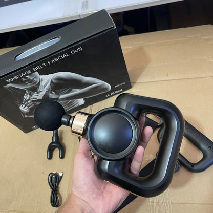 Rechargeable Facial Massager Belt HB-016 - in use