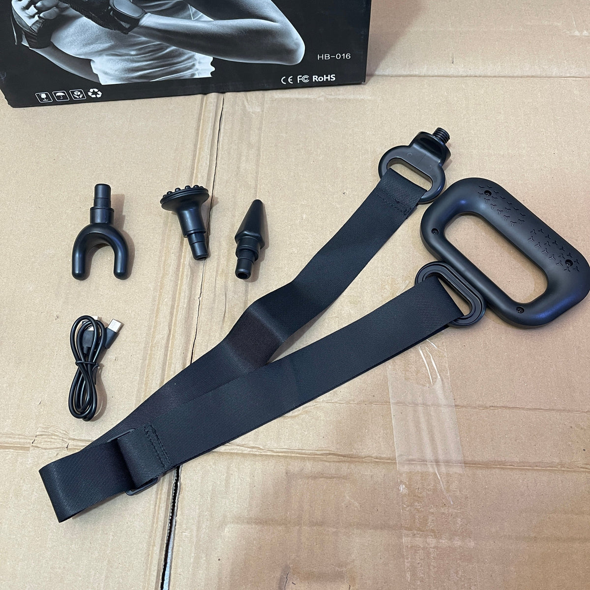 Rechargeable Facial Massager Belt HB-016 - close up