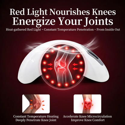 Knee massager heat and vibration therapy