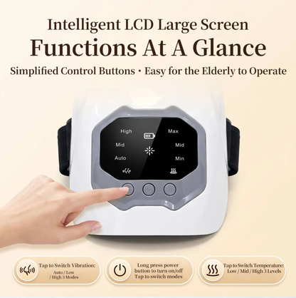 Portable knee massager for joint stiffness