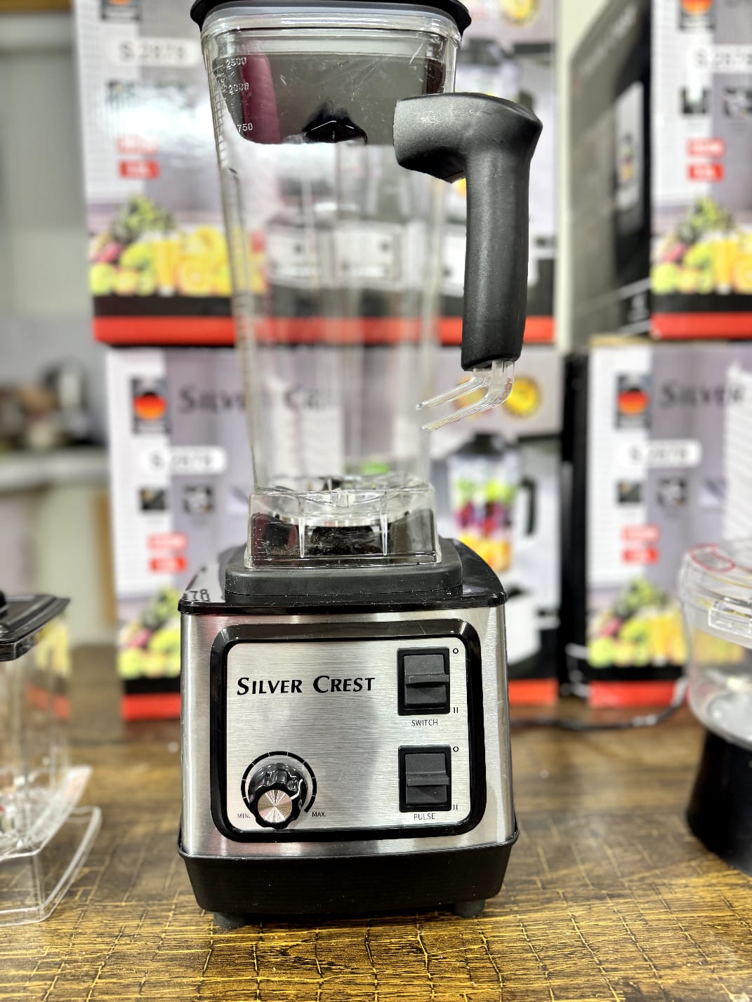 Silver Crest S.2878 3-in-1 Blender Grinder Juicer 5500W - side view